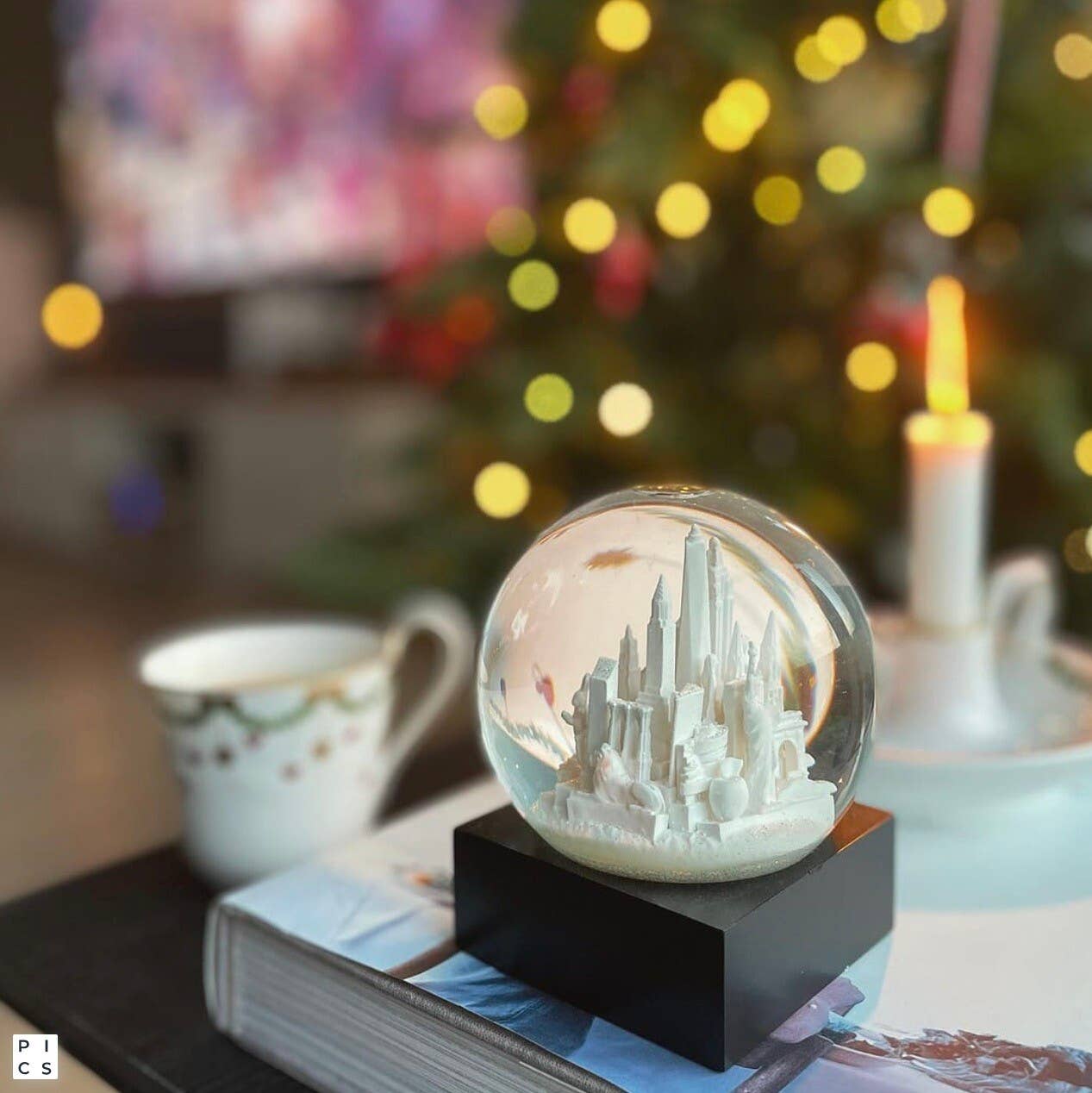 NYC White Snow Globe - Edwina Alexis