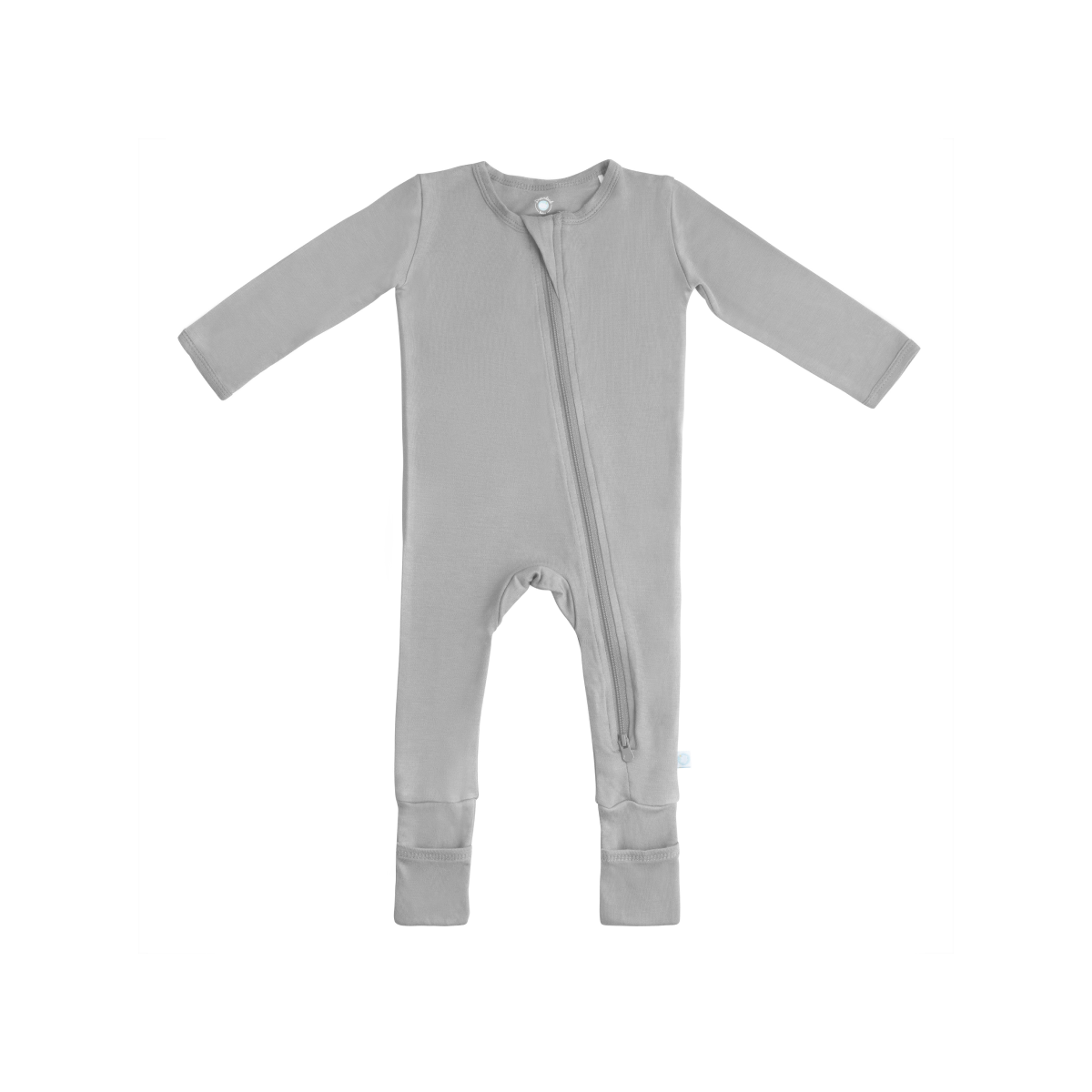 Baby Bamboo Pajamas w/ DreamCuffs® - Moon Grey: 9 - 12 Months - Edwina Alexis