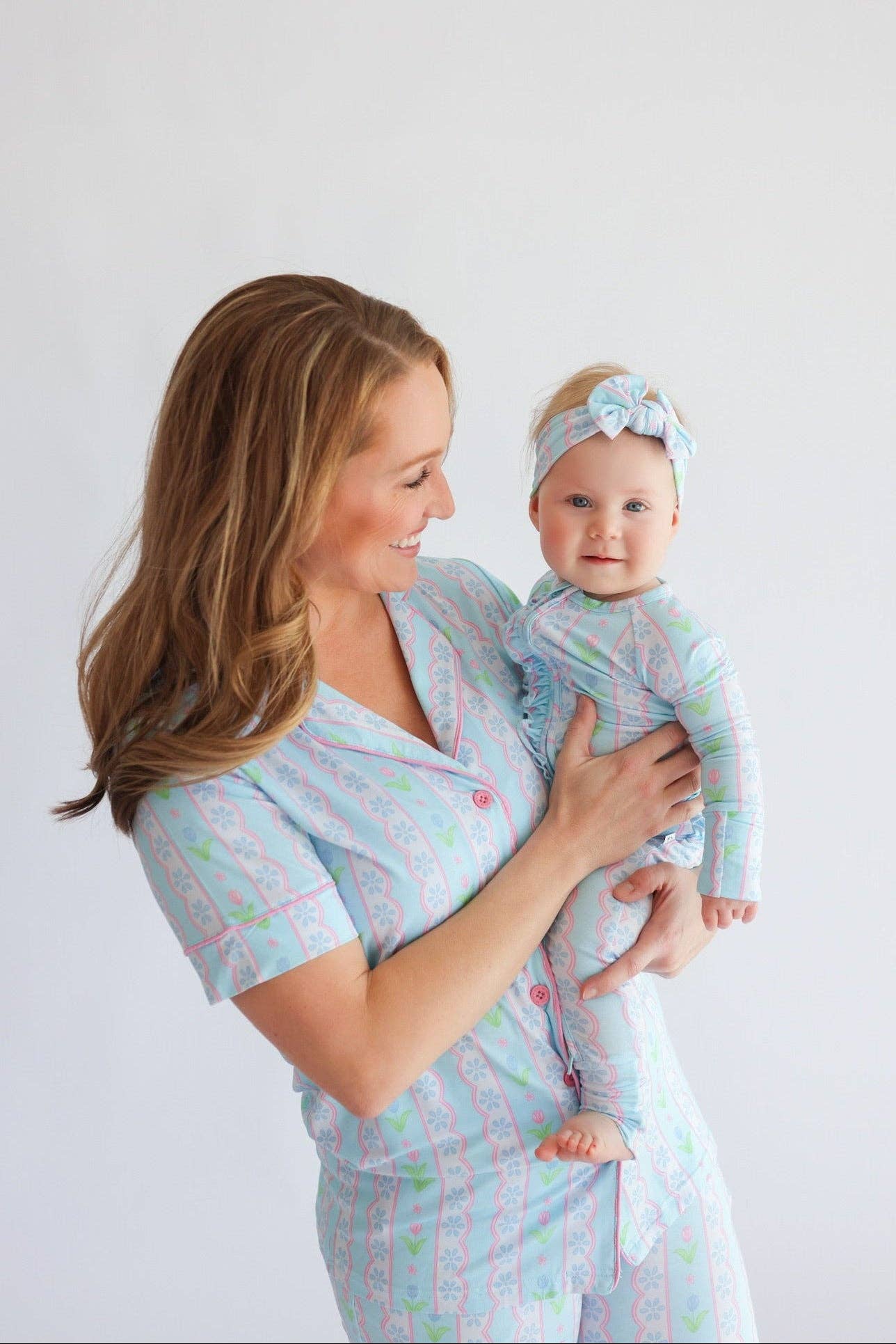 WHIMSY TULIP DREAM RUFFLE ROMPER: 6-12M