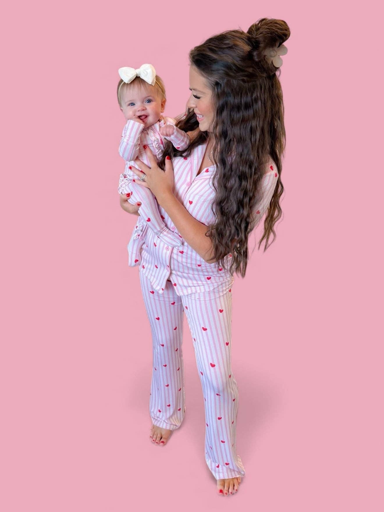 SWEETHEART STRIPES DREAM RUFFLE ROMPER: 2T