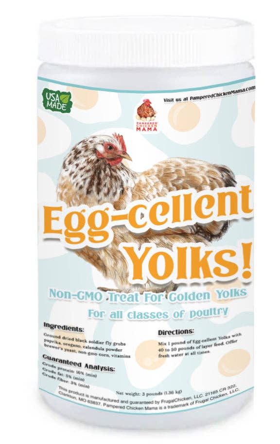Egg-Cellent Yolks: For Healthy, Golden Yolks - Naturally!: 5 pounds - Edwina Alexis