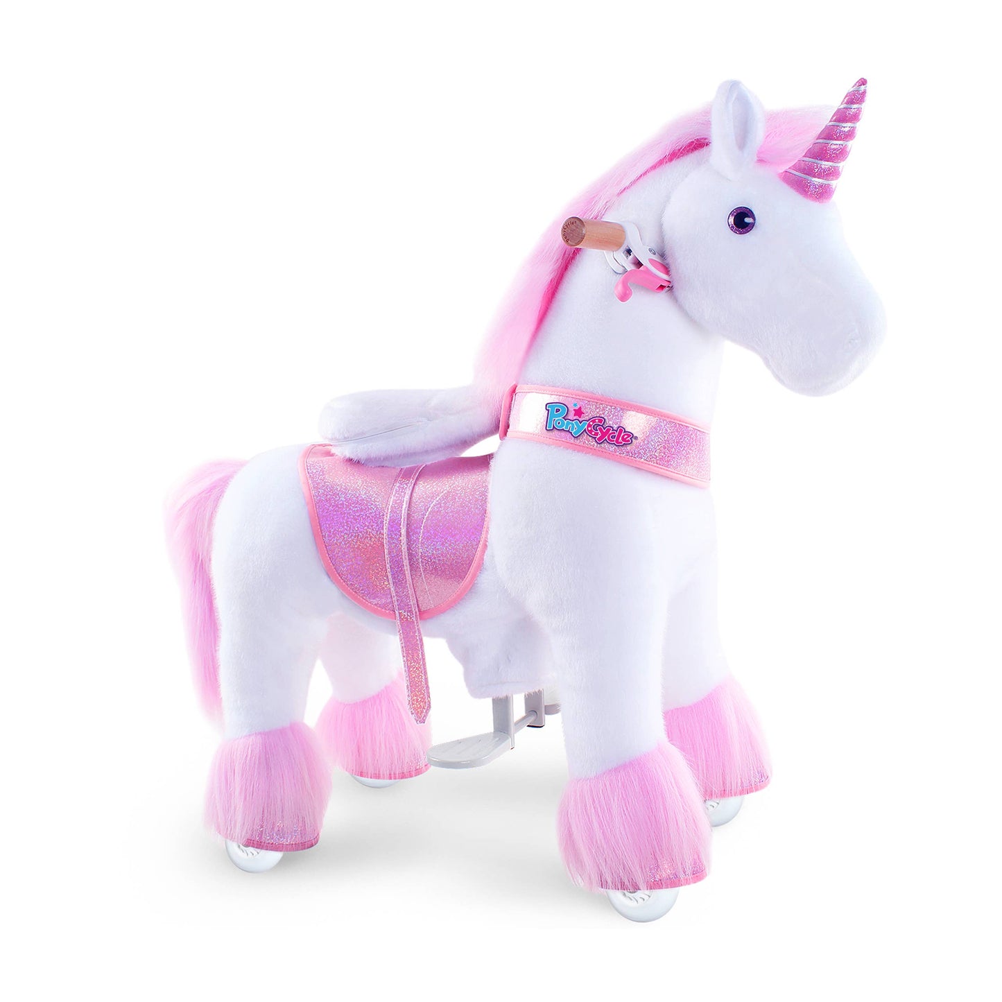 PonyCycle Ride-On Pink Unicorn Classic Model U: S - Edwina Alexis