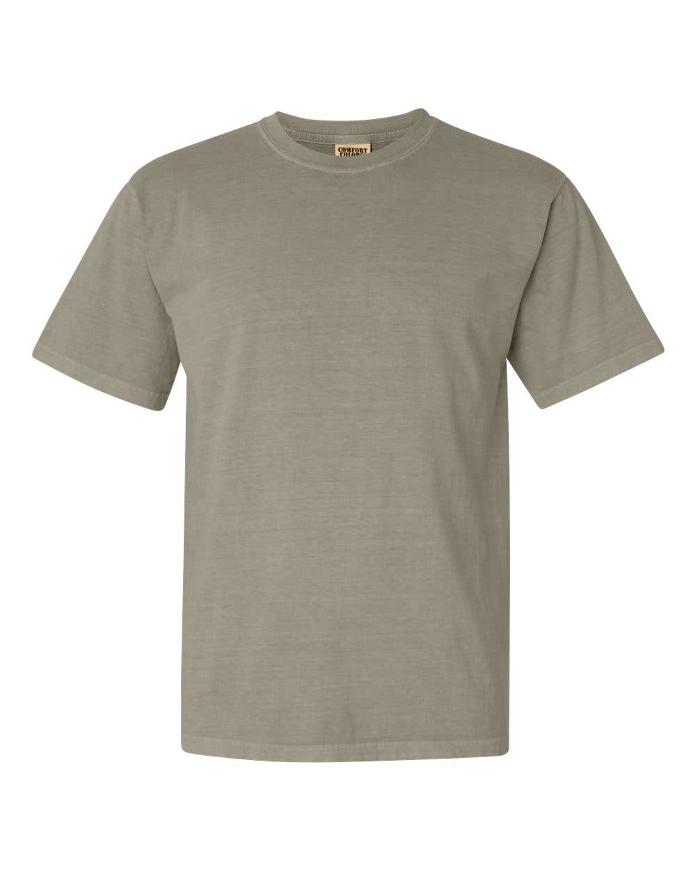 Comfort Colors Shirts, Unisex Heavyweight Tees, LIGHT Colors: Sandstone / L