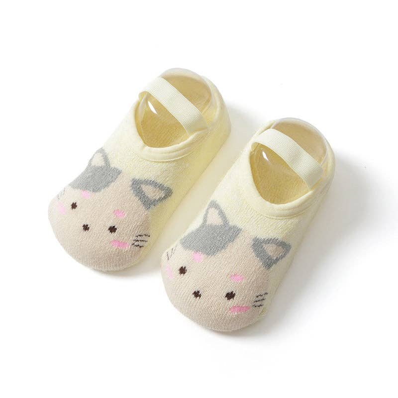 Kids Floor Socks Cute Cartoon Anti-Slip Cozy Cotton Socks