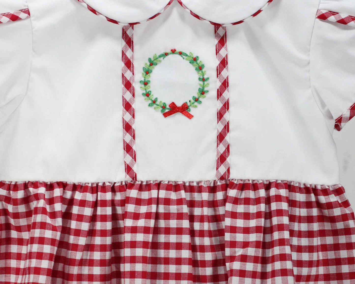Merry Christmas Wreath Hazel Dress: 2T
