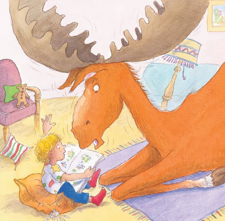 Moose on the Loose Picture Book