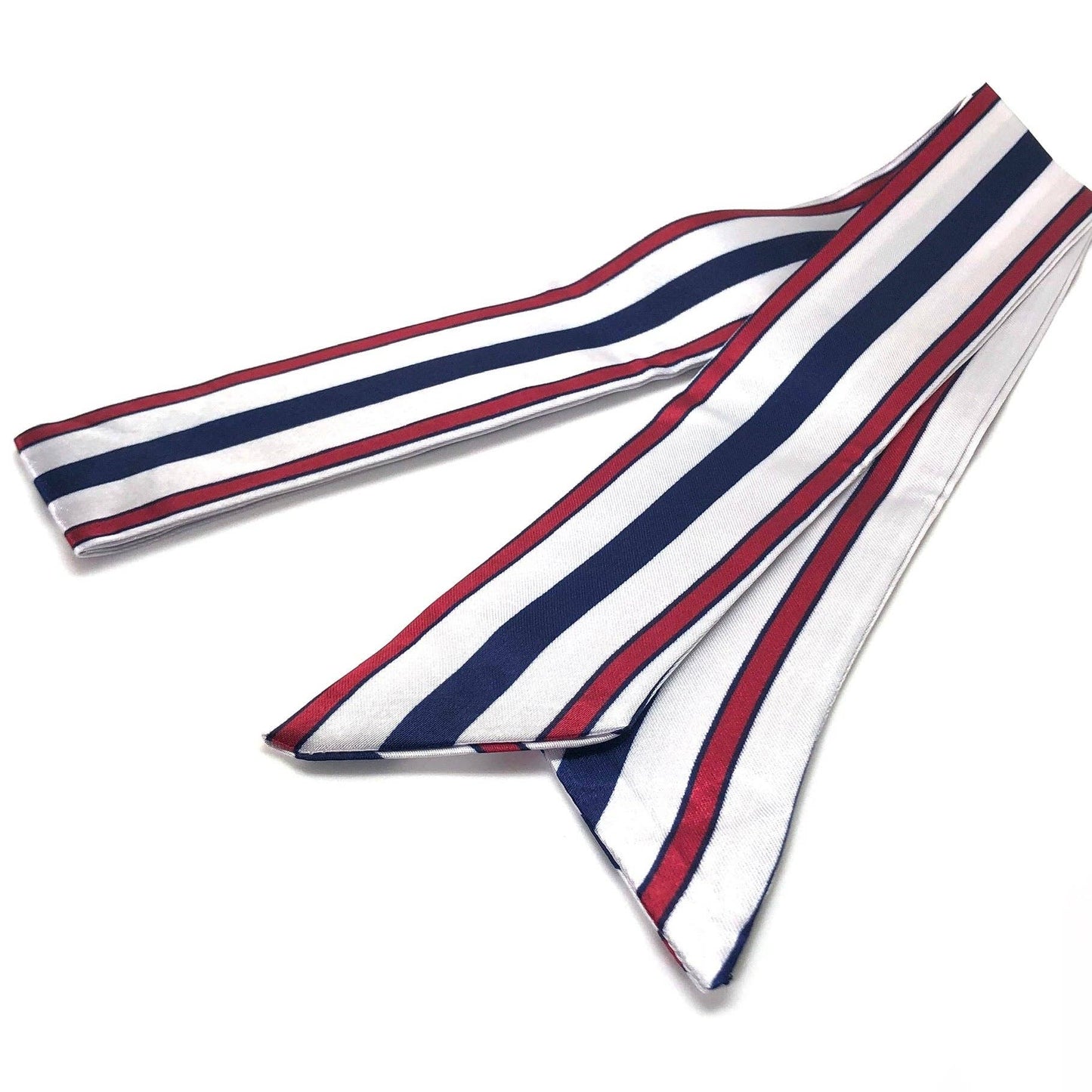 Scarf Tie - Knotty Nautical: Red, White & Blue - Edwina Alexis