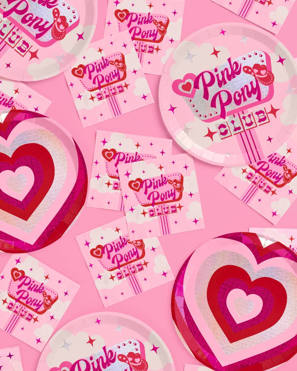 Pink Pony Club Napkins - 25 paper napkins, Birthday Party Pink