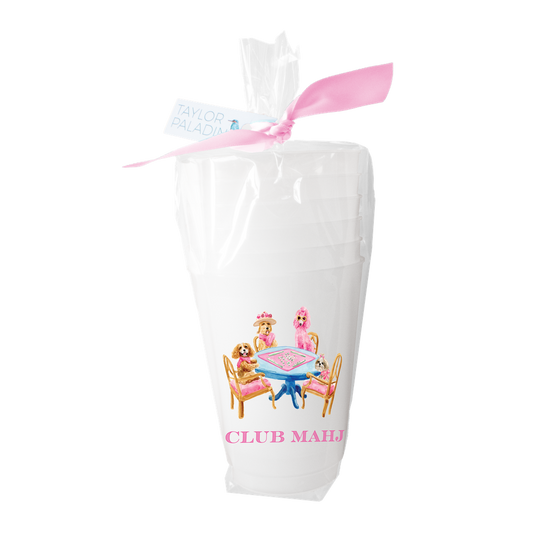 Mahjong Dogs Frosted Cup