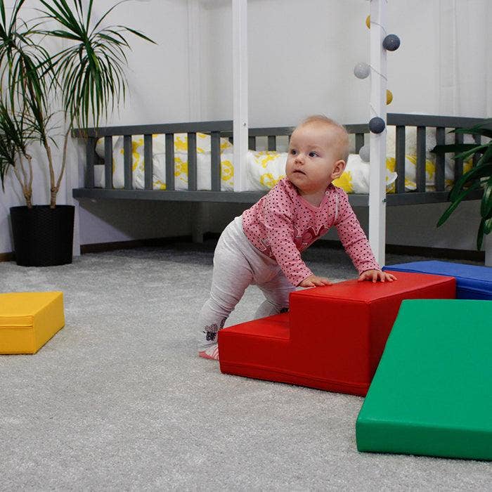 Soft Play Foam Block Set - Corner Climber: Multi color