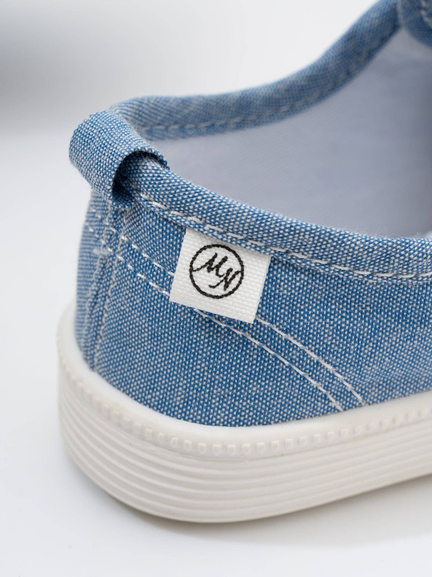 Kids' Classic Canvas Velcro Sneaker: Denim / 3C