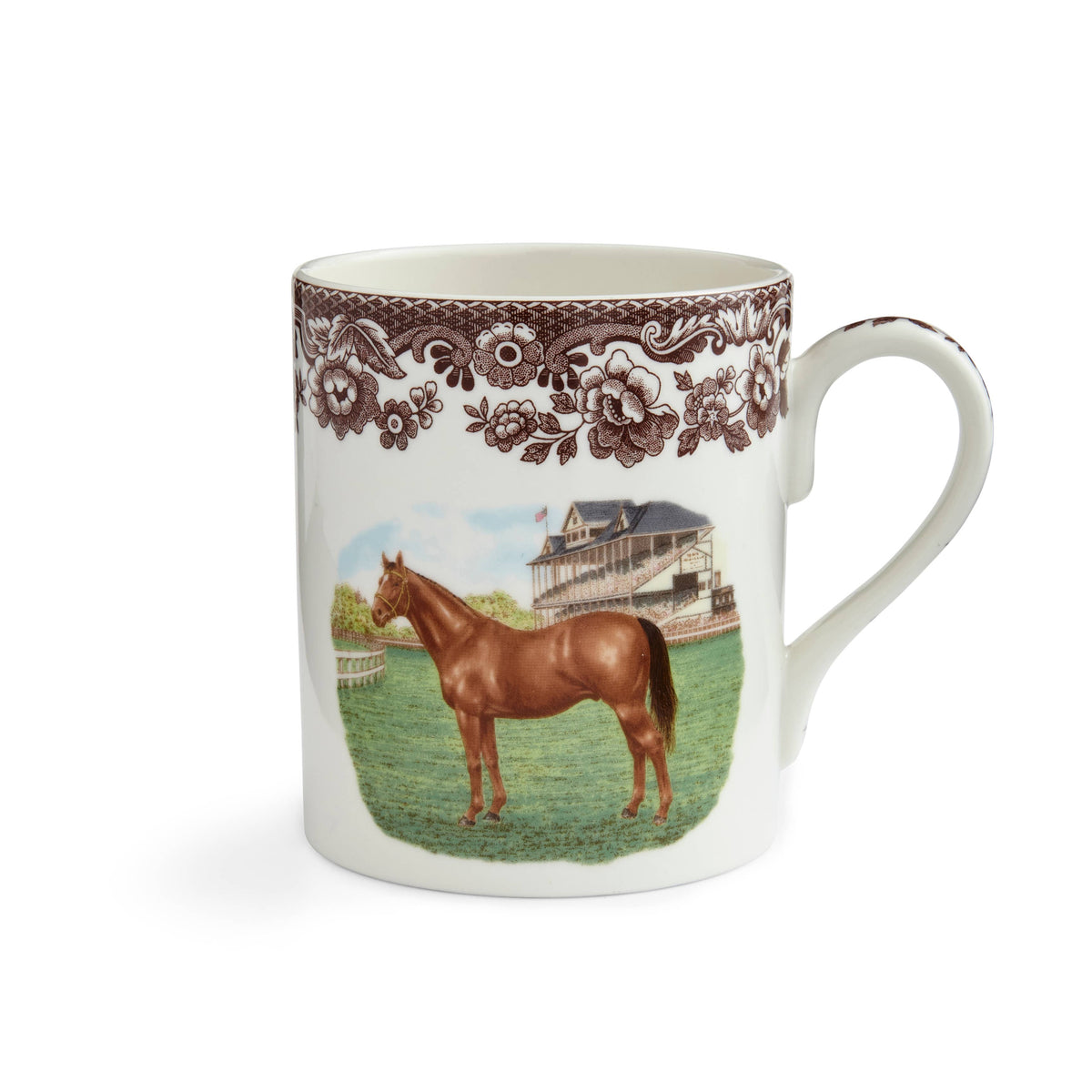 Woodland Horses Mug 16 Oz Thoroughbred