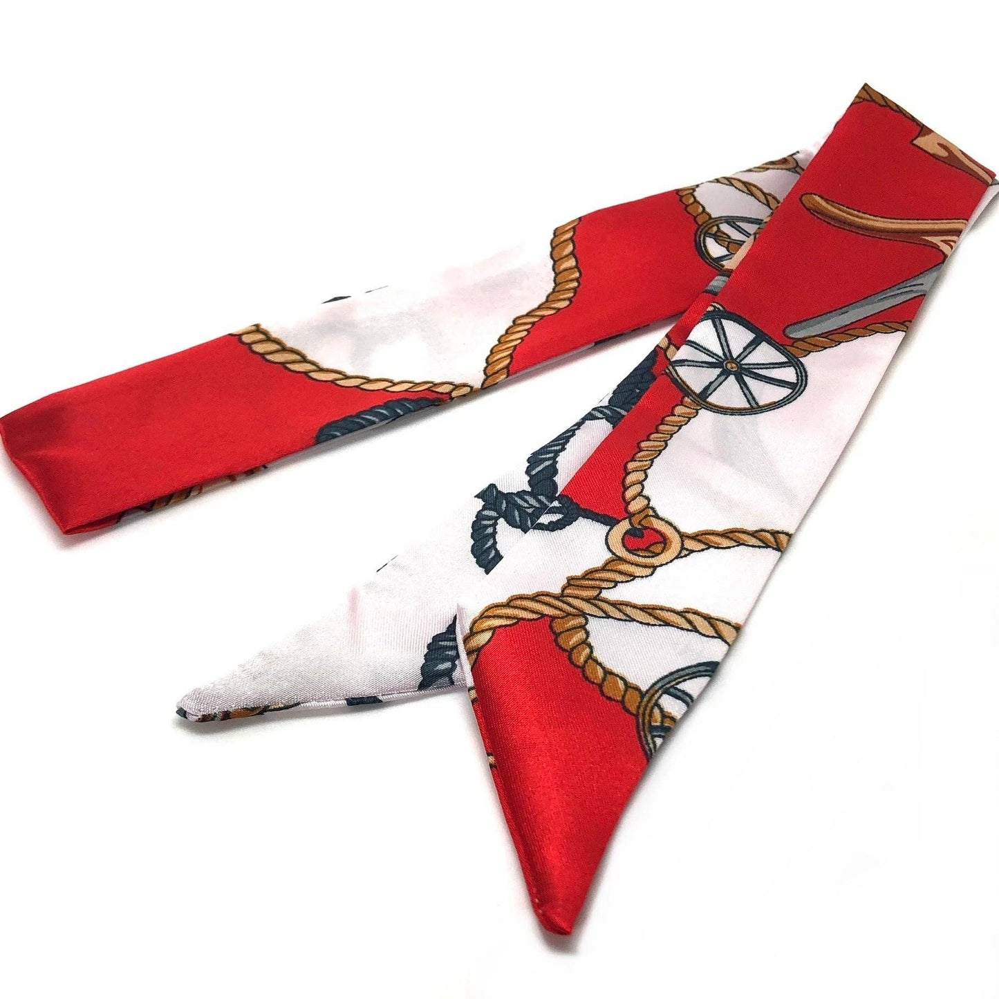 Scarf Tie - Knotty Nautical: Red, White & Blue - Edwina Alexis