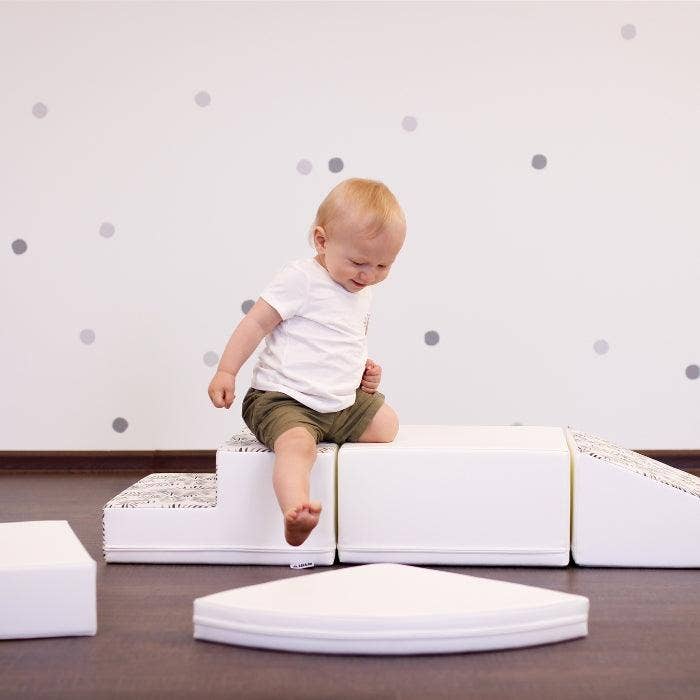 Soft Play Foam Block Set - Corner Climber: Multi color