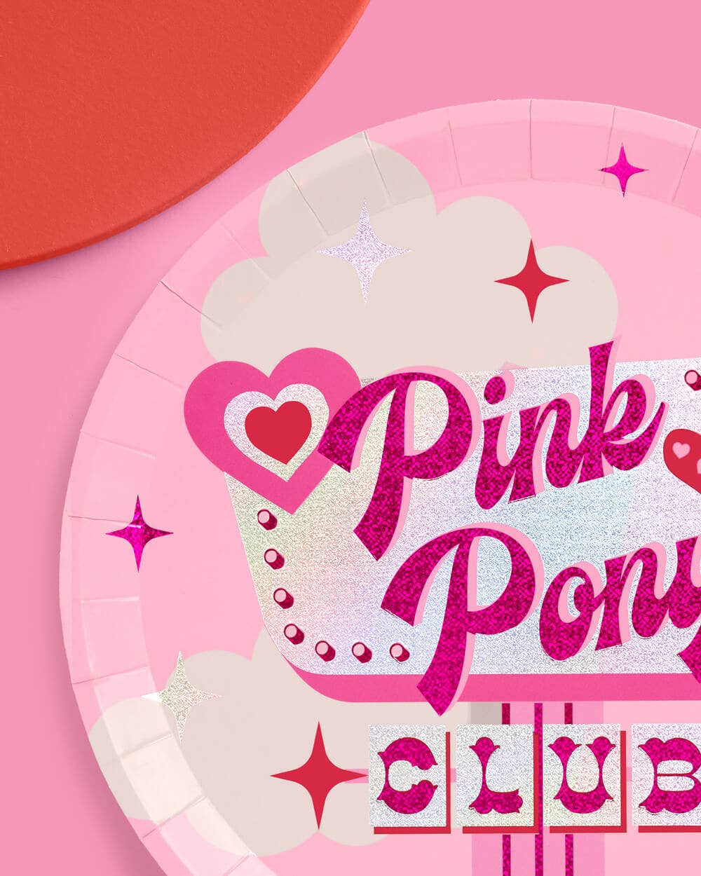 Pink Pony Club Plates 24 ct 9" Birthday Party