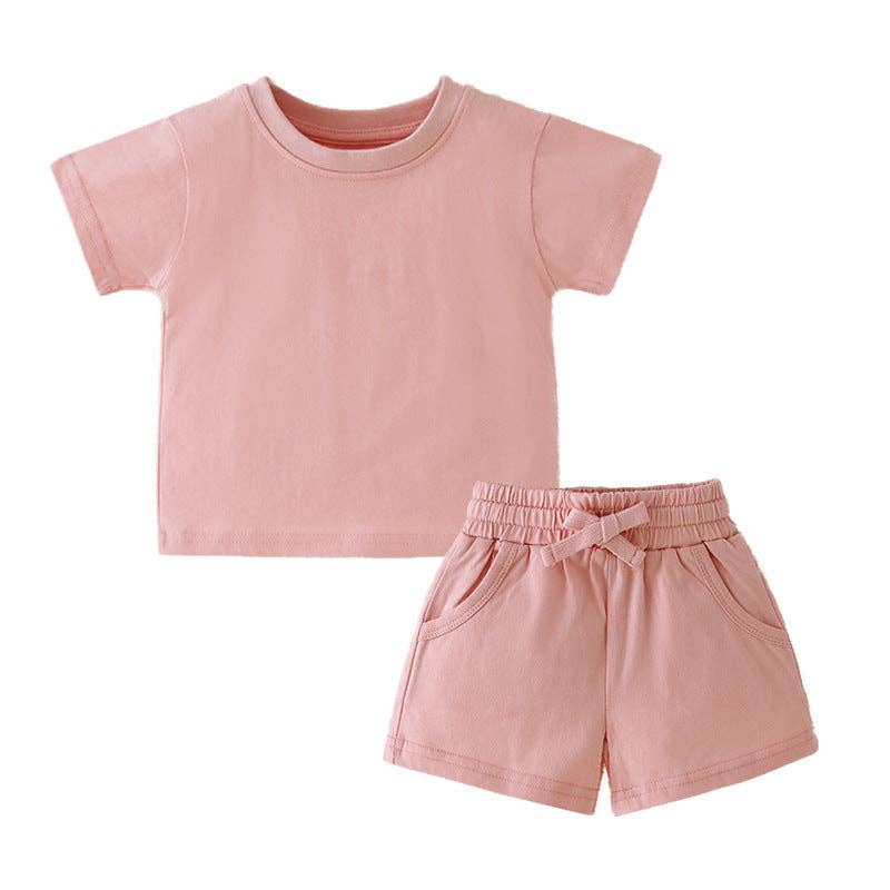 GOTS Certified Organic Cotton Baby T-Shirt Set: 199# Pink / 3T