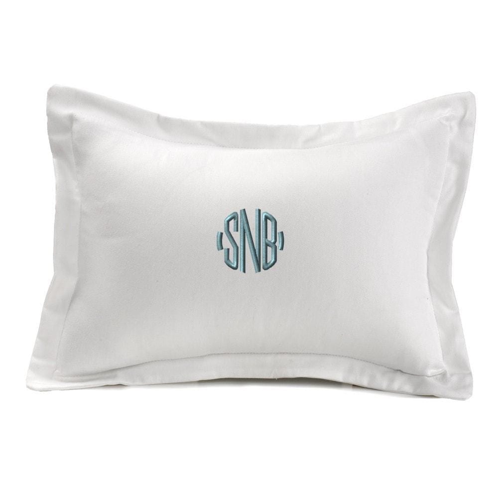 White Cotton Baby Pillow Sham (INCLUDES insert) - Edwina Alexis