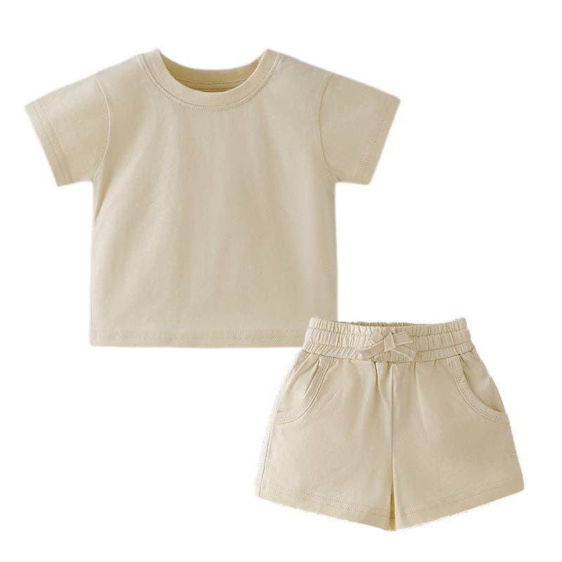 GOTS Certified Organic Cotton Baby T-Shirt Set: 212# Gray Blue / 2T