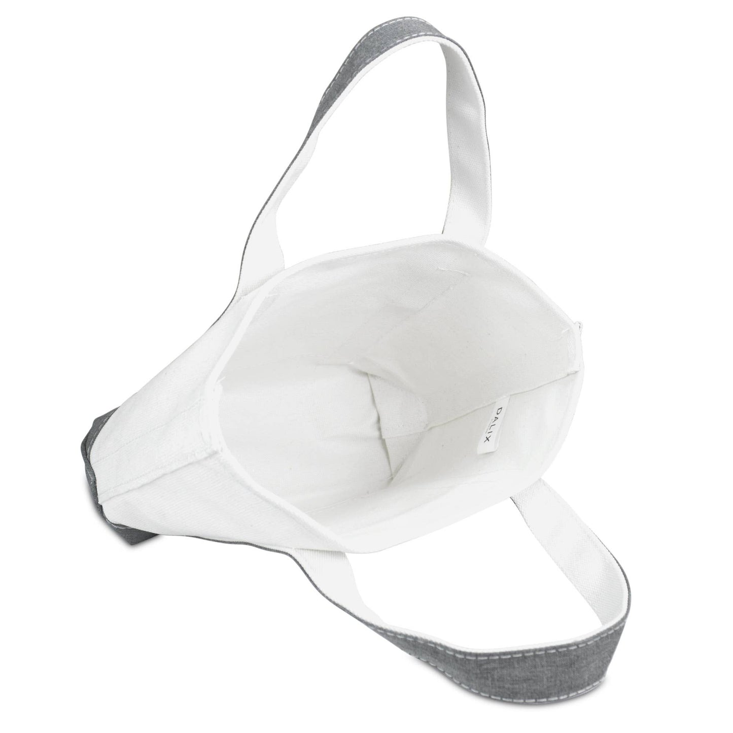 DALIX 14" Mini Small Cotton Canvas Party Favor Gift Tote Bag: Royal Blue