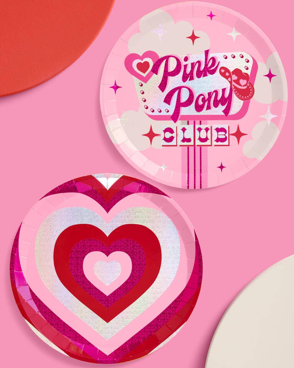 Pink Pony Club Plates 24 ct 9" Birthday Party