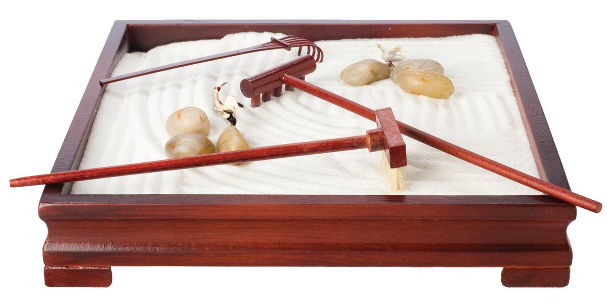 Deluxe Zen Garden, Stress Relief, Desktop Toy - Edwina Alexis