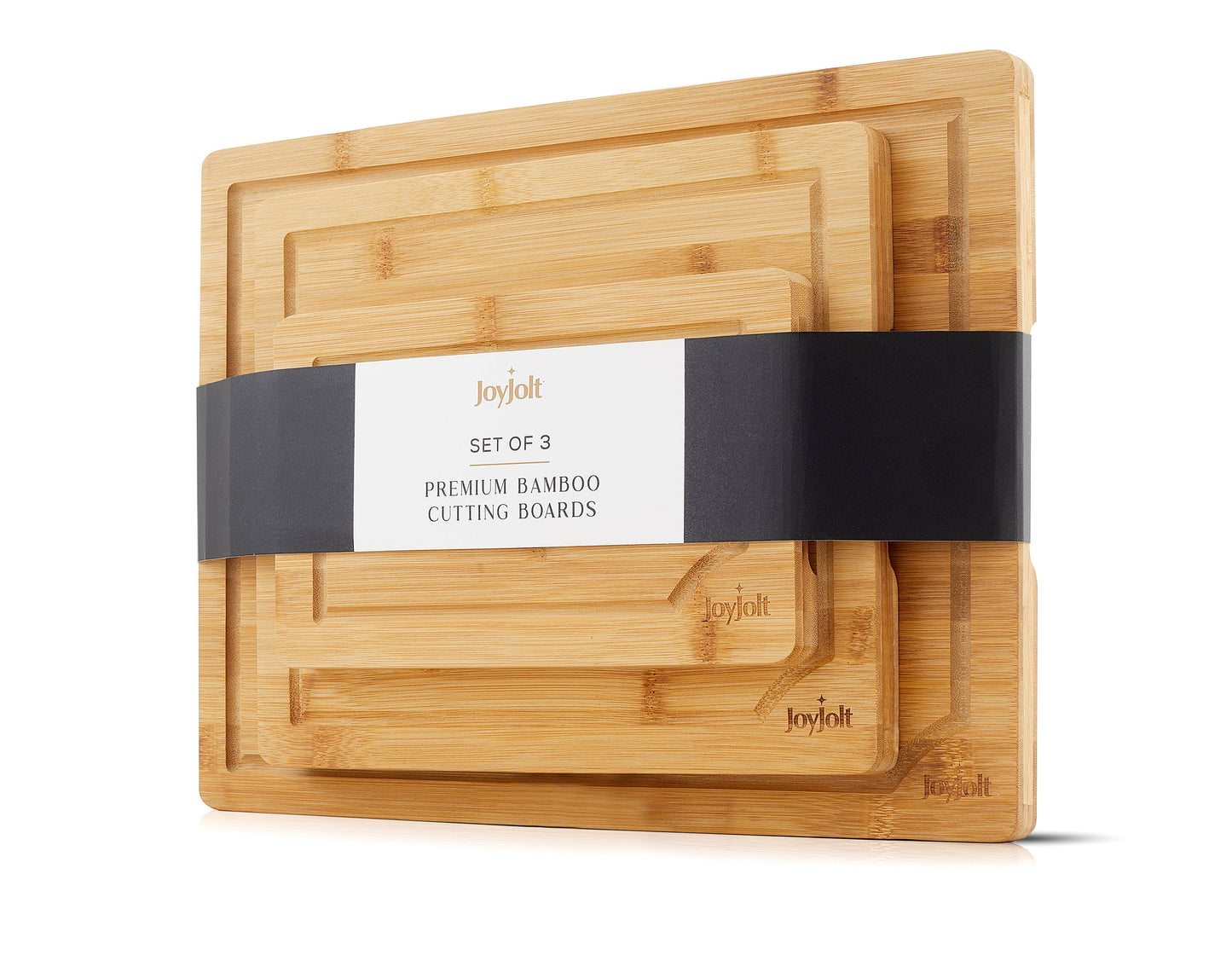 Bamboo Cutting Board - Set of 3 Different Sizes