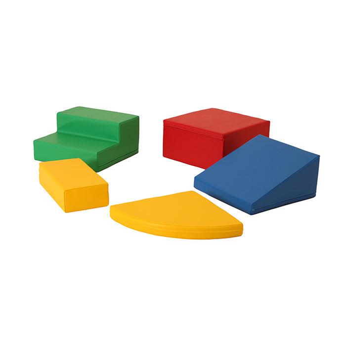 Soft Play Foam Block Set - Corner Climber: Multi color