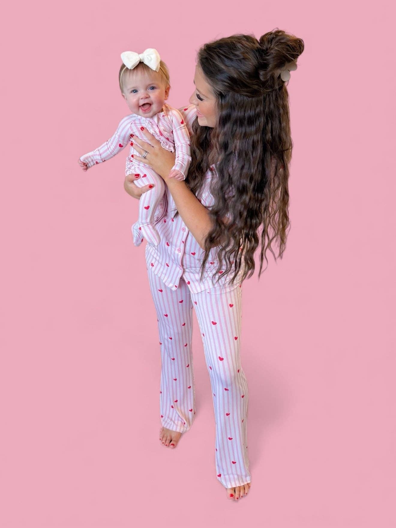 SWEETHEART STRIPES DREAM RUFFLE ROMPER: 2T