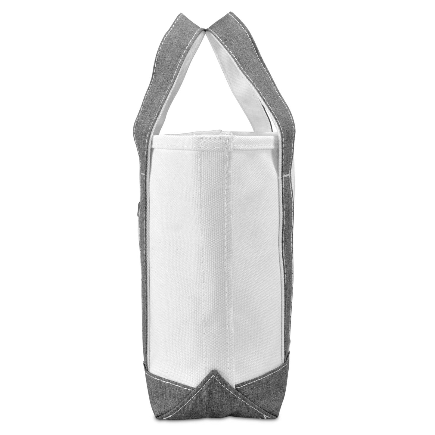 DALIX 14" Mini Small Cotton Canvas Party Favor Gift Tote Bag: Royal Blue