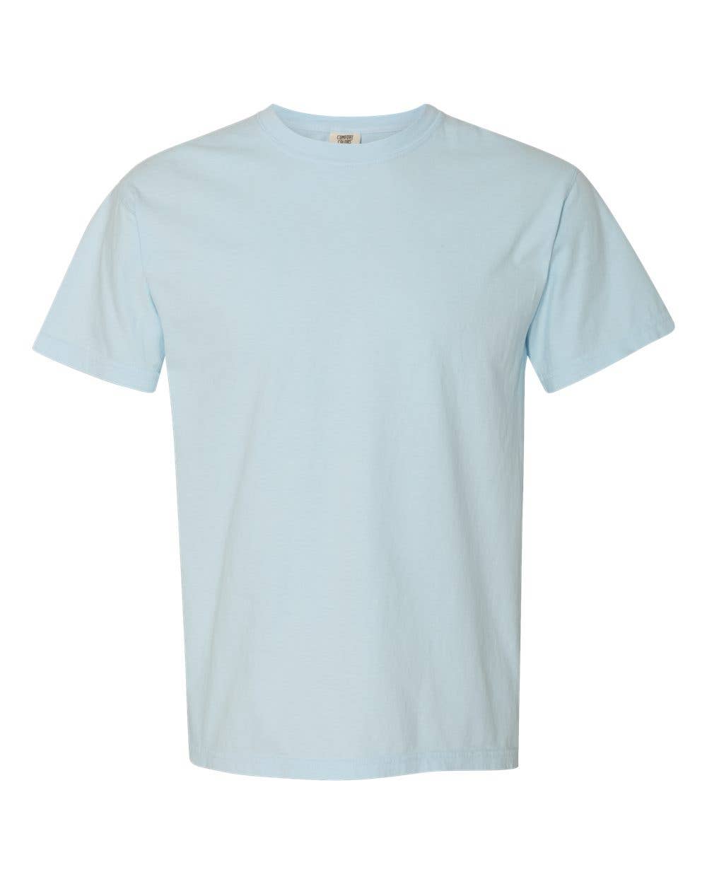 Comfort Colors Shirts, Unisex Heavyweight Tees, LIGHT Colors: Light Green / S