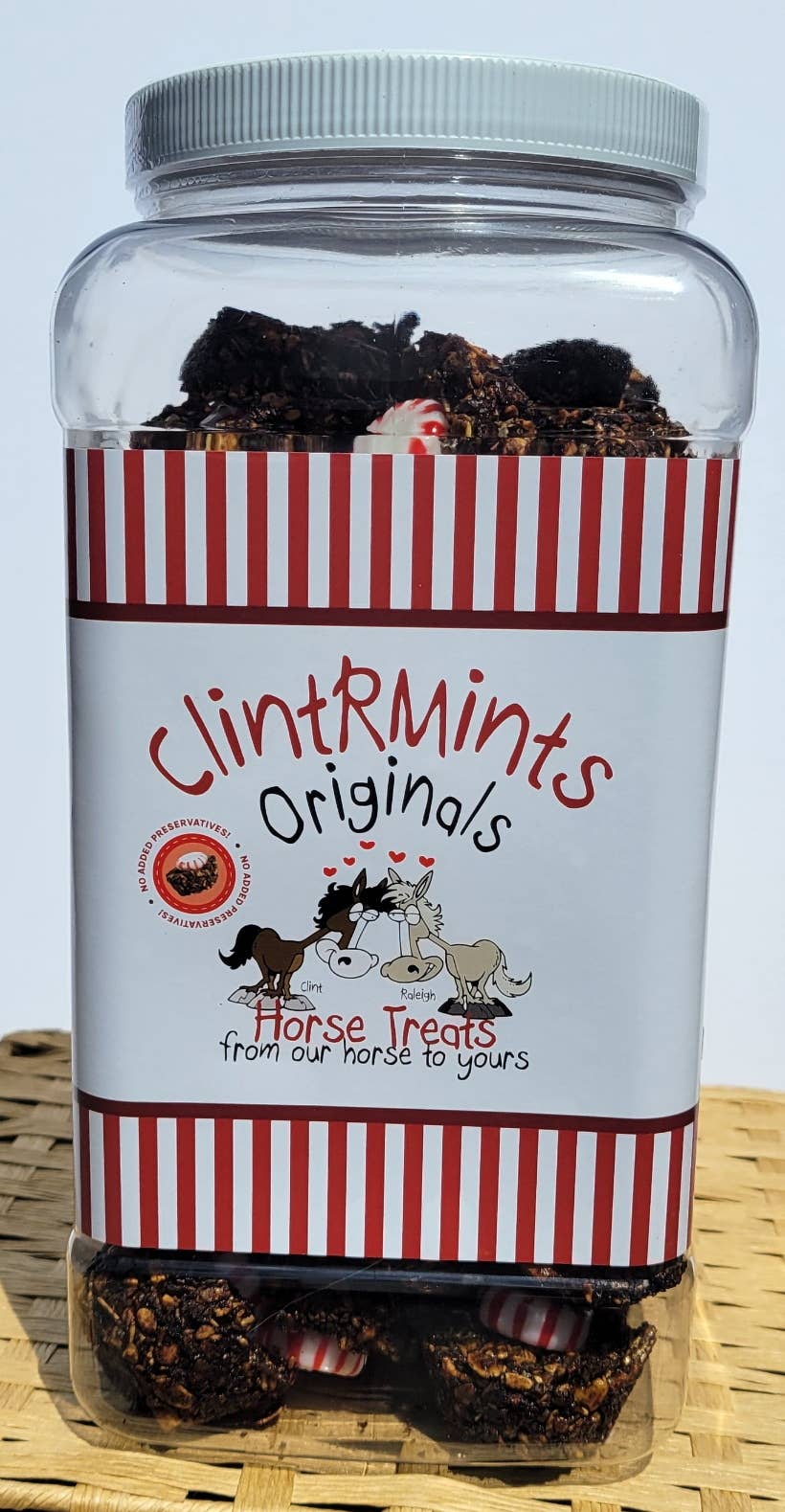 ClintRMint Horse Treats Original Flavor: Tall Container