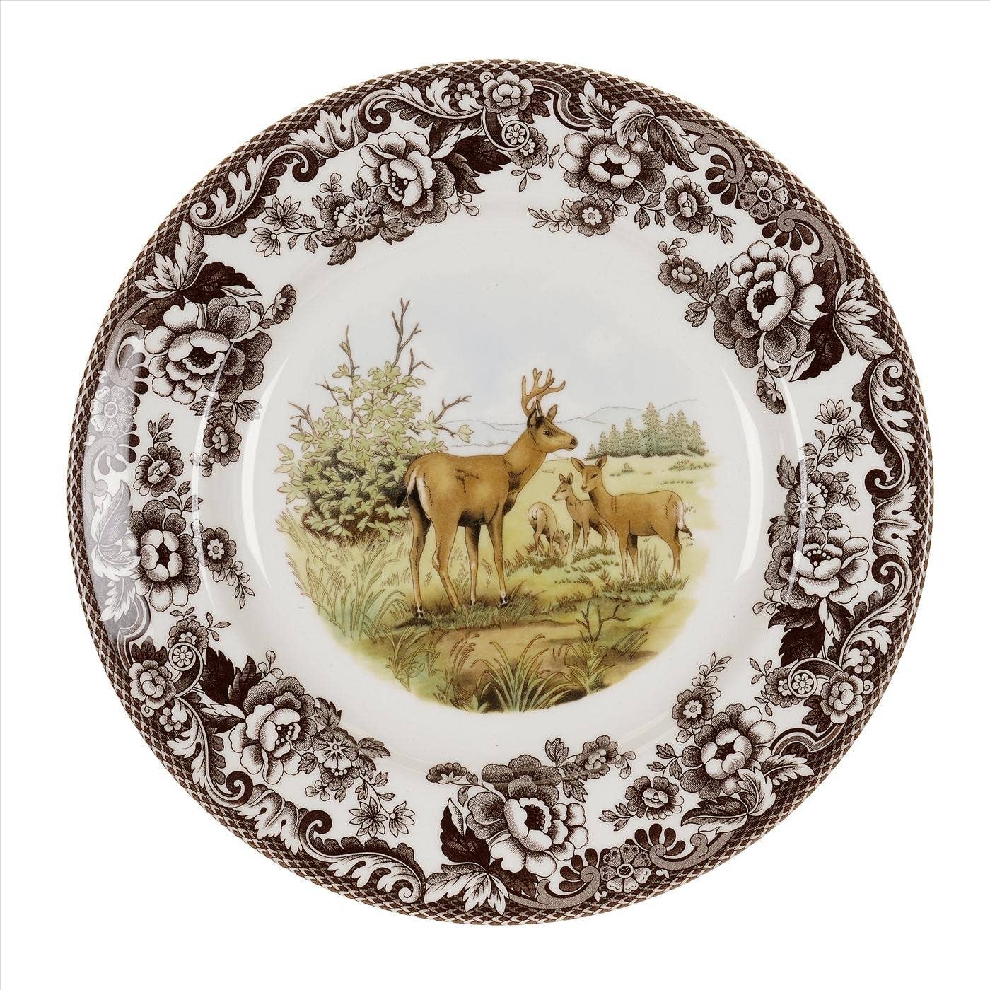 Spode Woodland Dinner Plate 10.5 inch (Mule Deer)