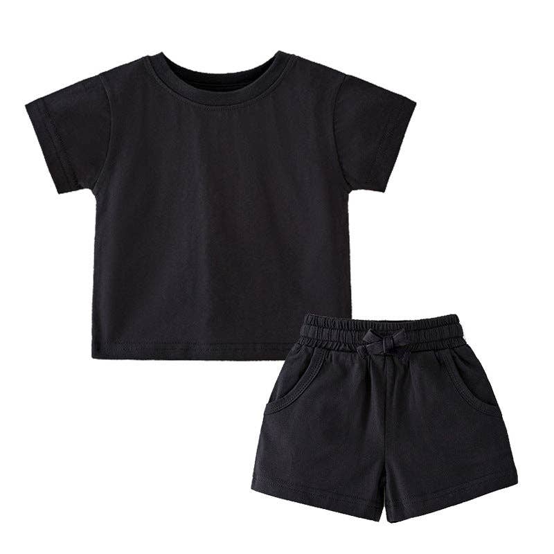 GOTS Certified Organic Cotton Baby T-Shirt Set: 212# Gray Blue / 3T