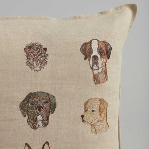Dogs Pillow: Pillow Cover with Insert - Edwina Alexis