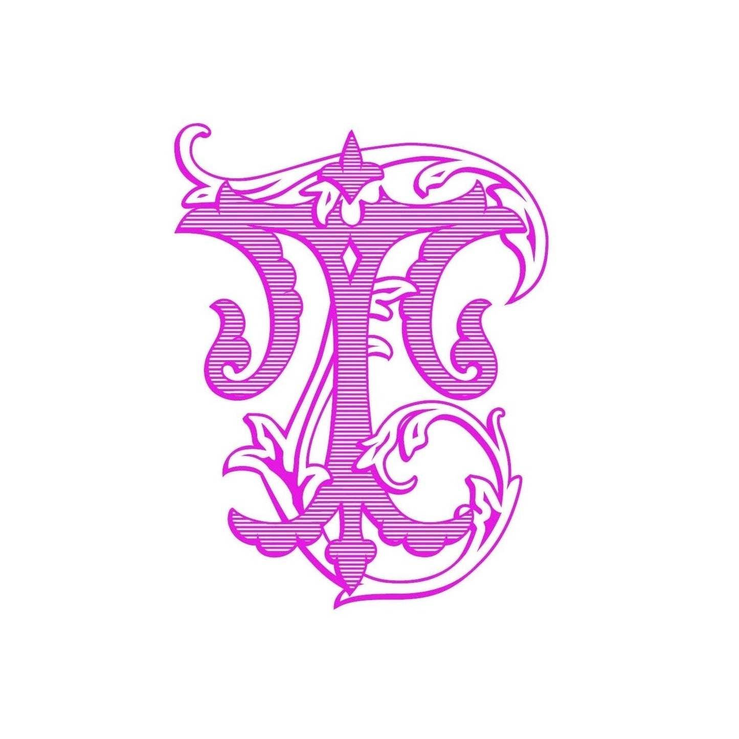 Champagne Bucket Chinoiserie Monogram