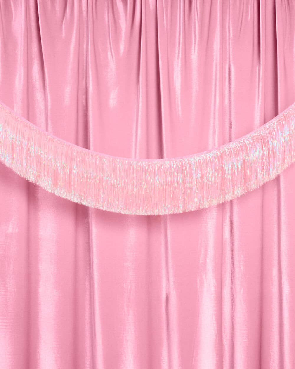 Light Pink Fringe Banner | Pink Party Decor, Bachelorette