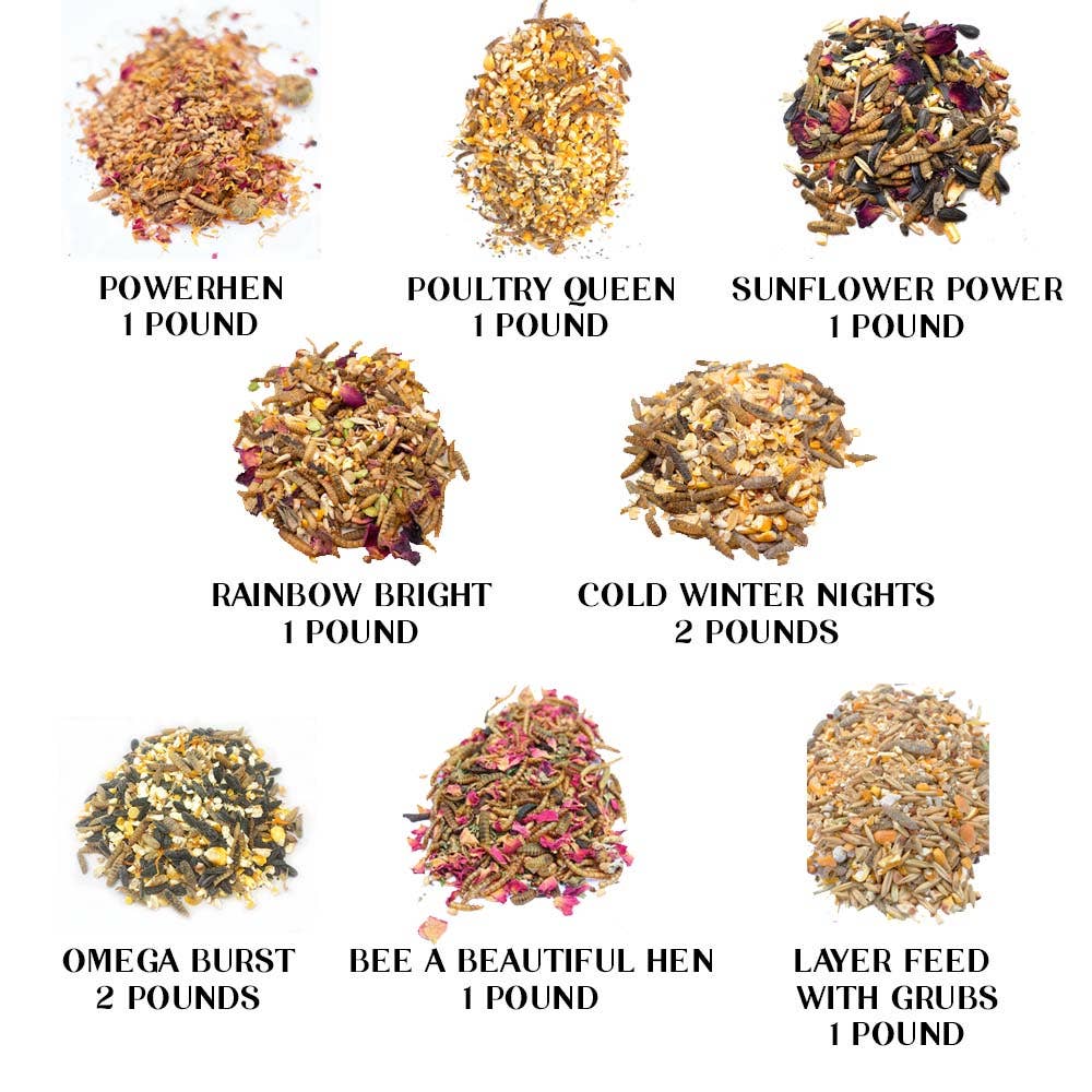 Chicken Treat Sampler Bundle - 8 Different Treats In One Box! (10 Pounds Total) - Edwina Alexis