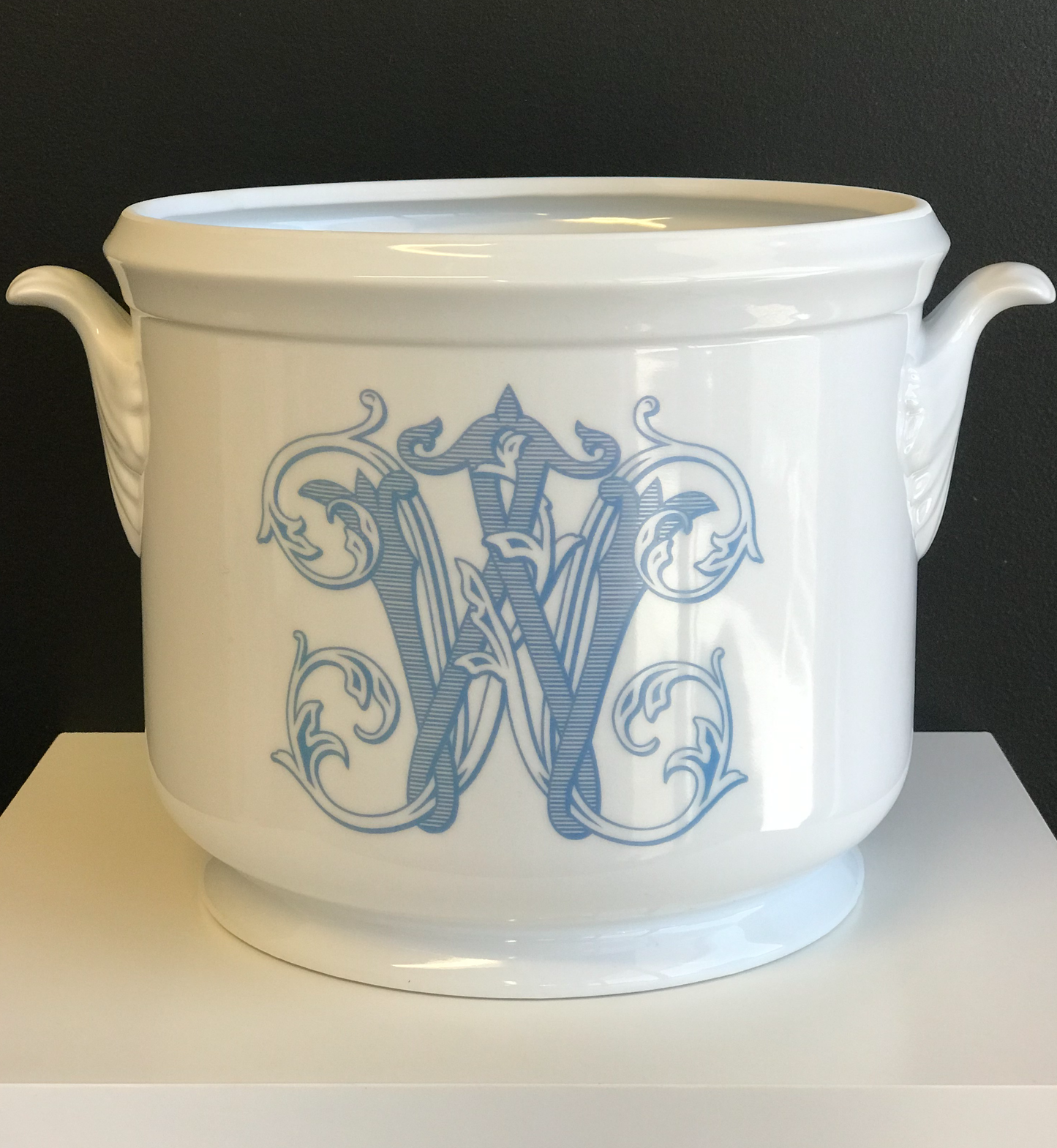 Champagne Bucket Chinoiserie Monogram