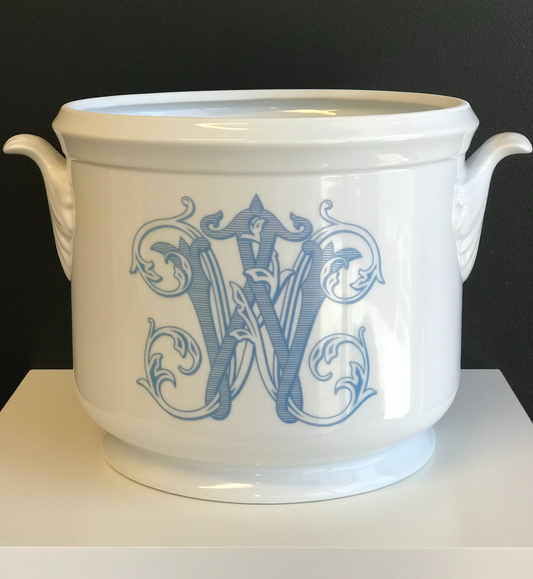 Champagne Bucket Chinoiserie Monogram