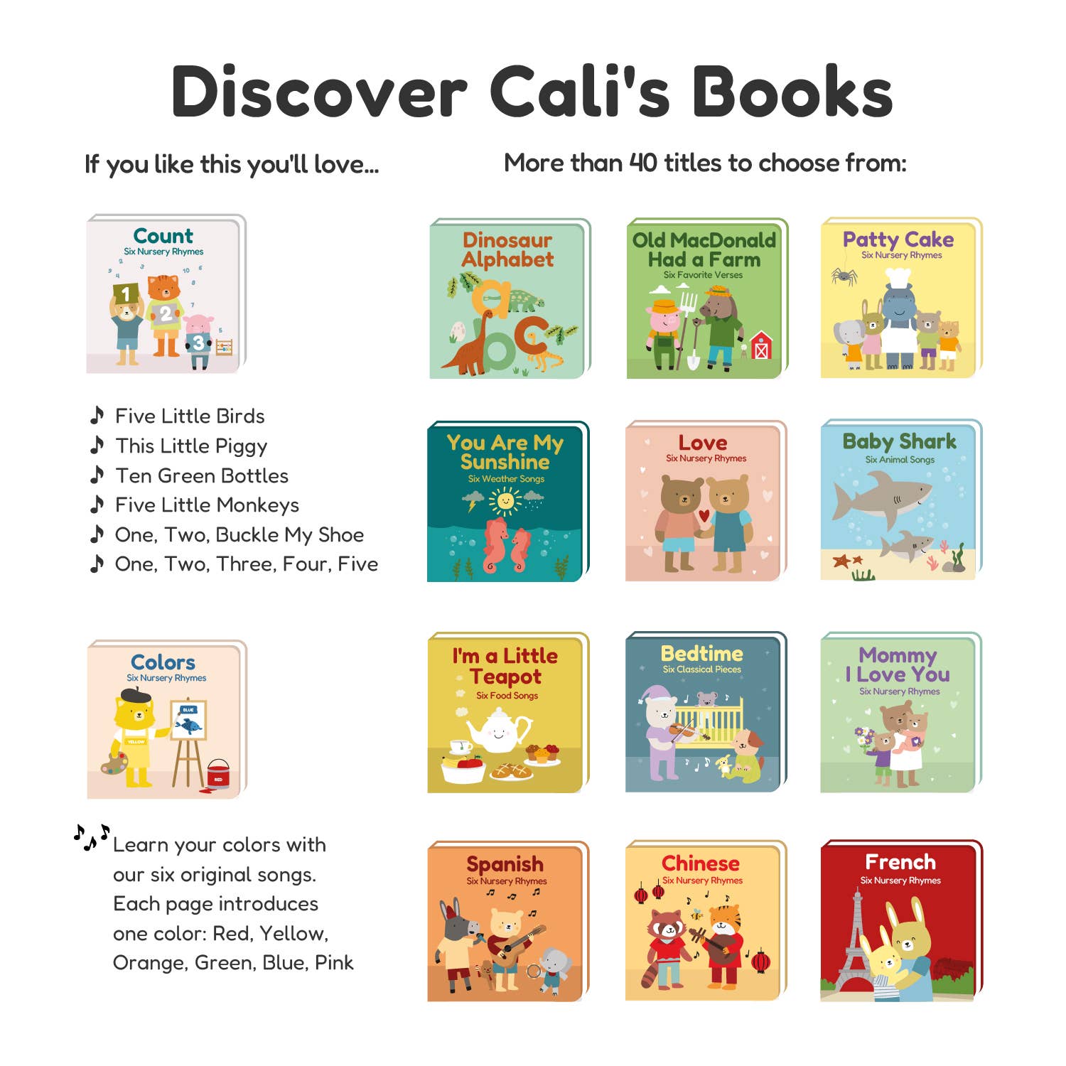 Cali's Books Sing The Alphabet - Edwina Alexis