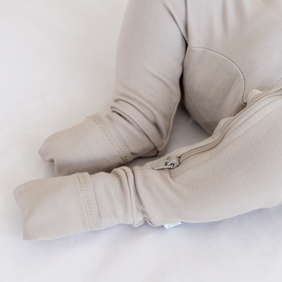 Baby Bamboo Pajamas w/ DreamCuffs™: Dusty Rose / 12 - 18 Months