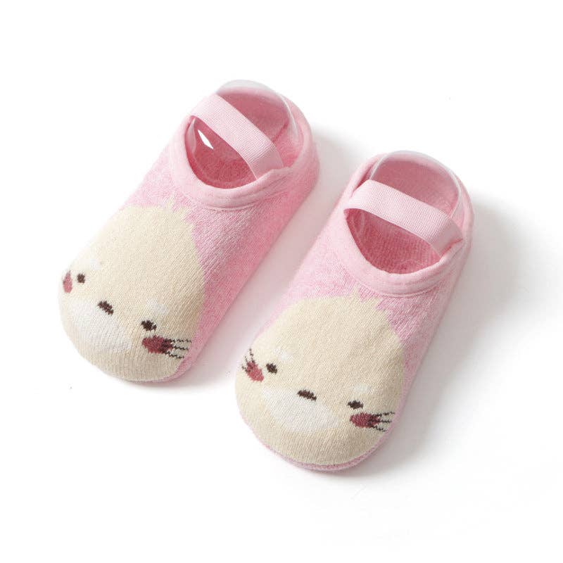 Kids Floor Socks Cute Cartoon Anti-Slip Cozy Cotton Socks