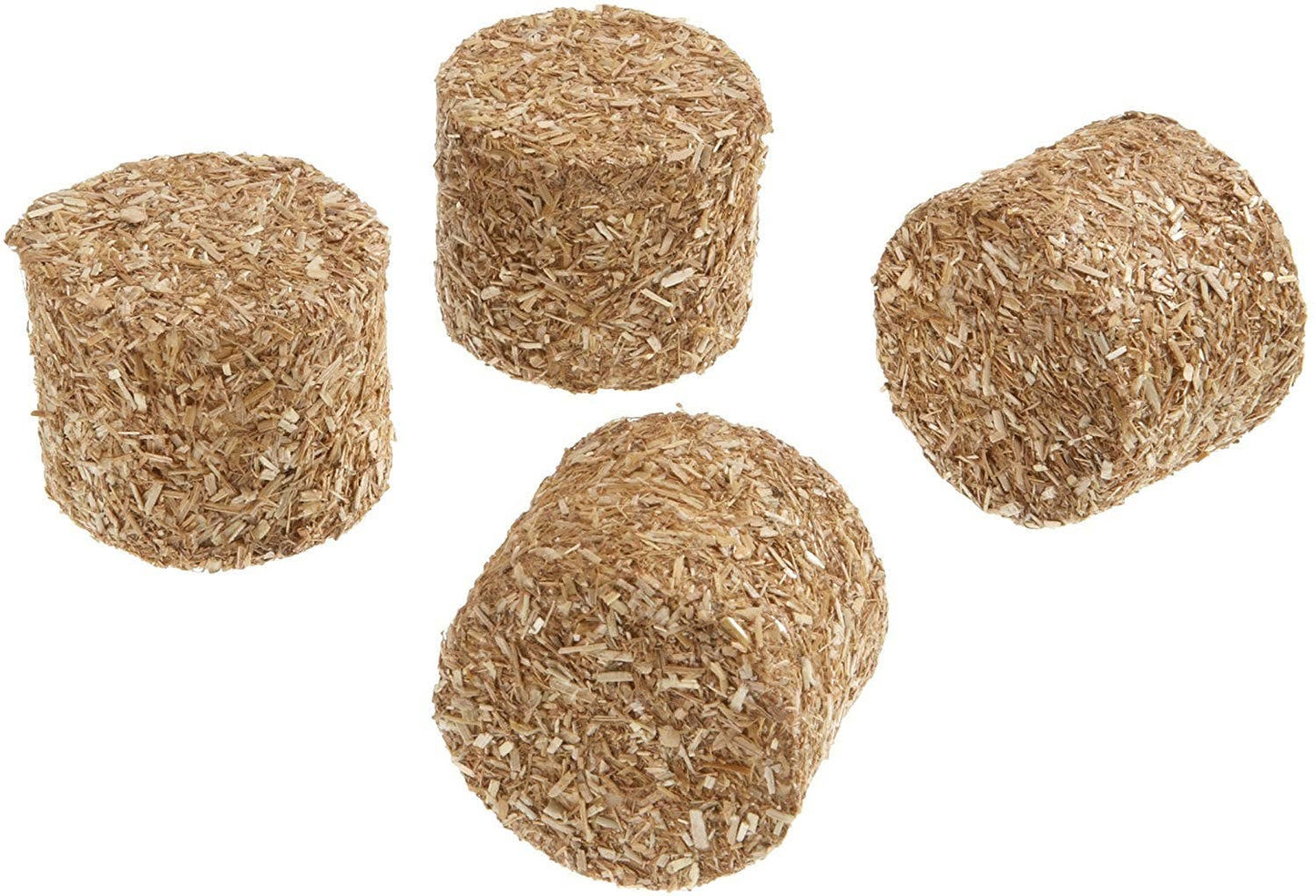 Kids Globe 1:32 Scale 4 Piece Round Straw Bales Toy Set
