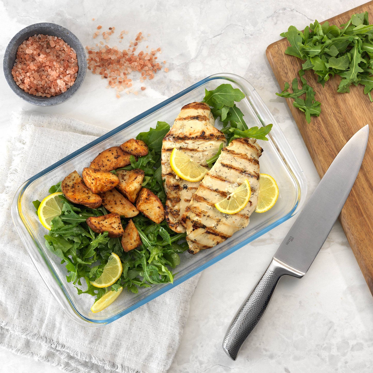 JoyFul Oven To Table Glass Casserole Baking Dishes with Lids