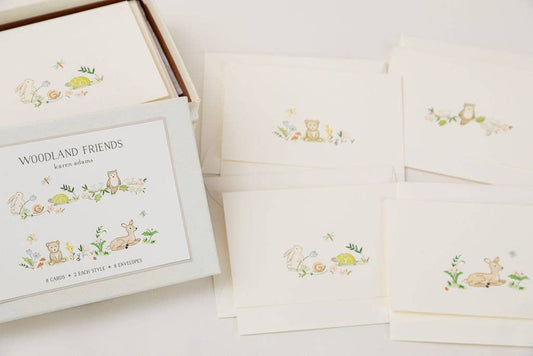 Woodland Friends Note Card Box
