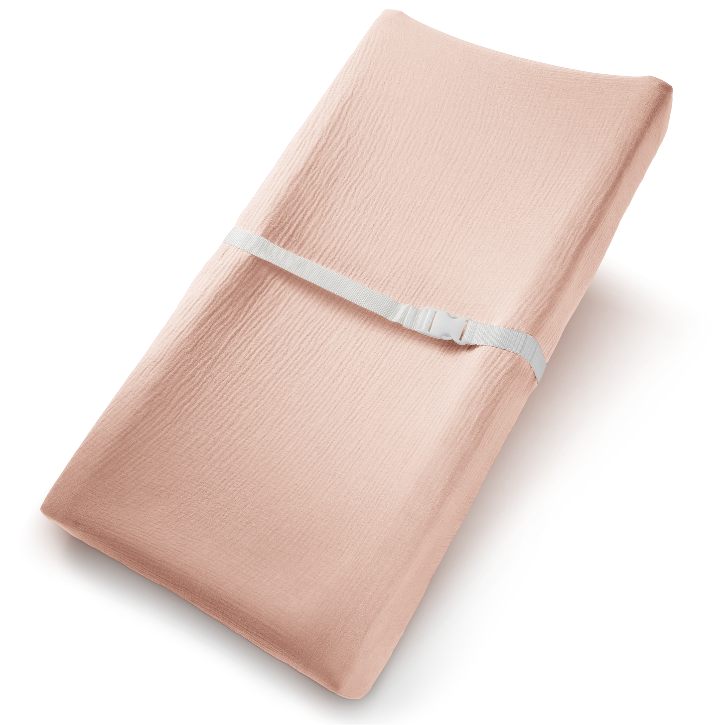 Muslin Fitted Changing Pad Cover, Extra Soft  by Comfy Cubs: White