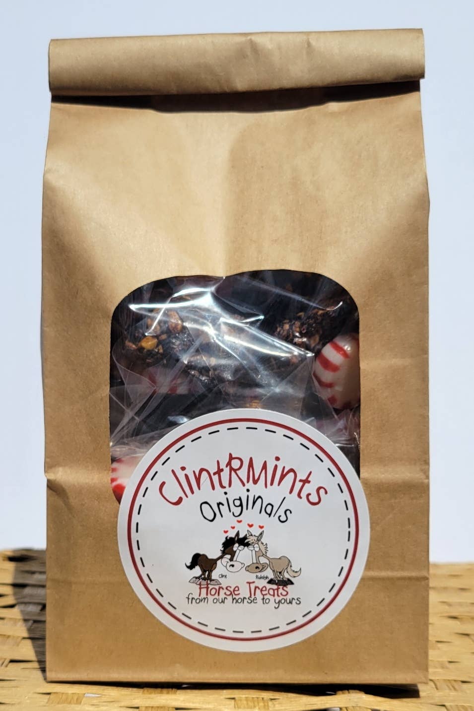 ClintRMint Horse Treats Original Flavor: Tall Container