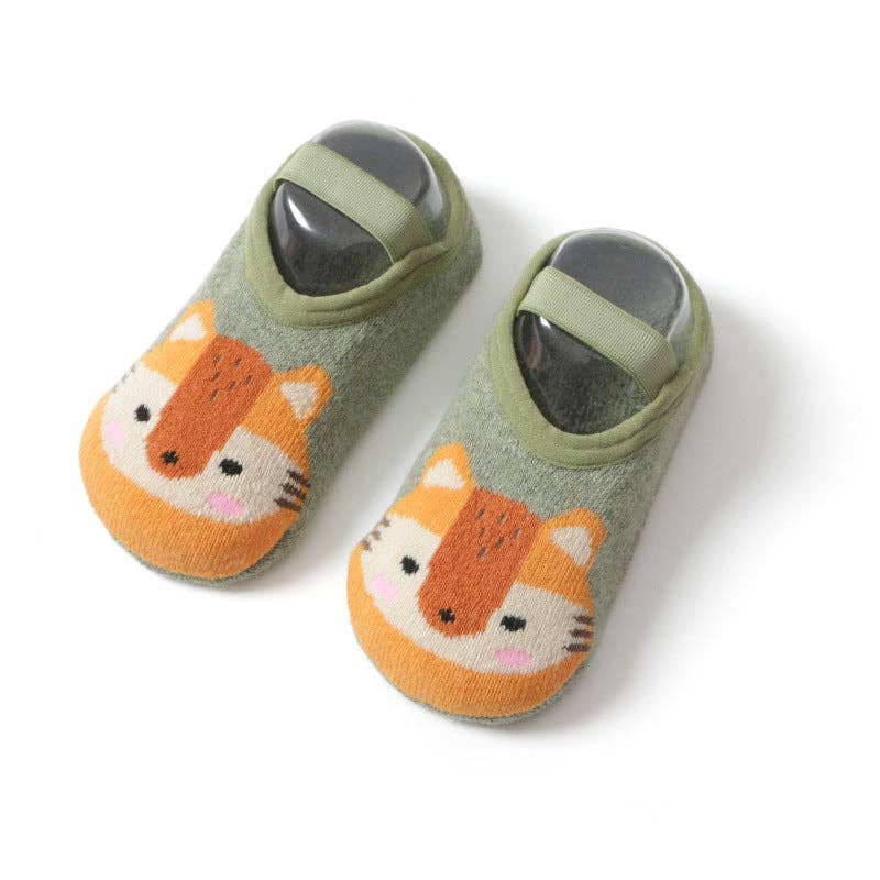 Kids Floor Socks Cute Cartoon Anti-Slip Cozy Cotton Socks