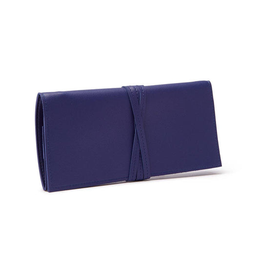 Croft Avenue Luna Travel Jewelry Roll: Navy-3046 - Edwina Alexis