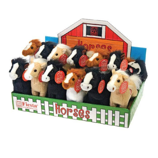 8" Sound Horse Stuffed Animals in Display